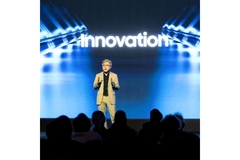 Image Speaker at conference.